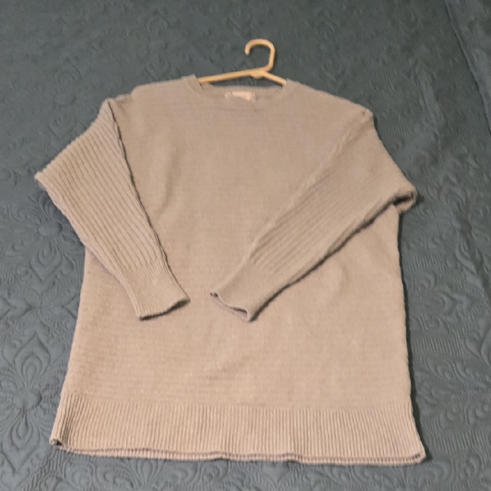 Pink Rose Light Grayish Blue (light turquoise) Sweater Dress